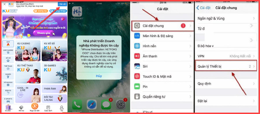 Tải Kubet App iOS