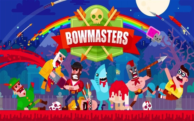 Bowmasters có đồ họa hoạt hình rất vui nhộn